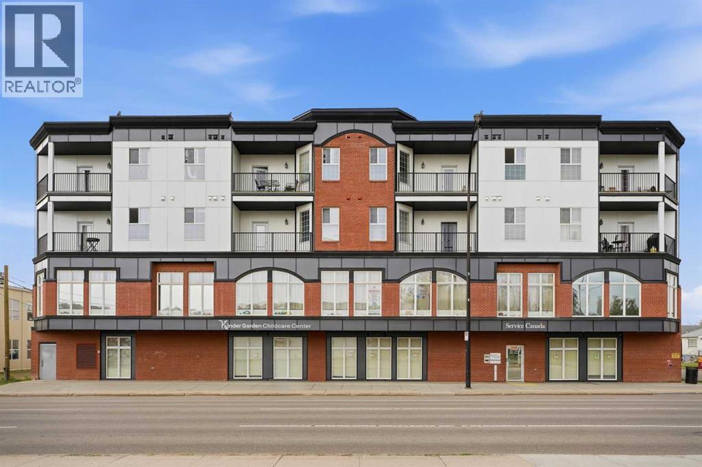 East side of building on Gaetz Avenue